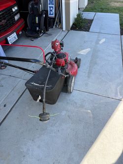 Free lawn more and weedeater