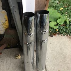 Harley stock pipes For 2009 -2014 Ultra Classic no baffles