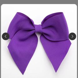 Purple Bows 36pc New
