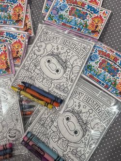 Made to order custom coloring packets