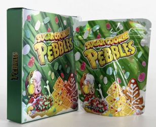 3.5g Holographic Bags & Boxes Set Sugar Cookie Logo Mylar Bags Mylar Zip Lock