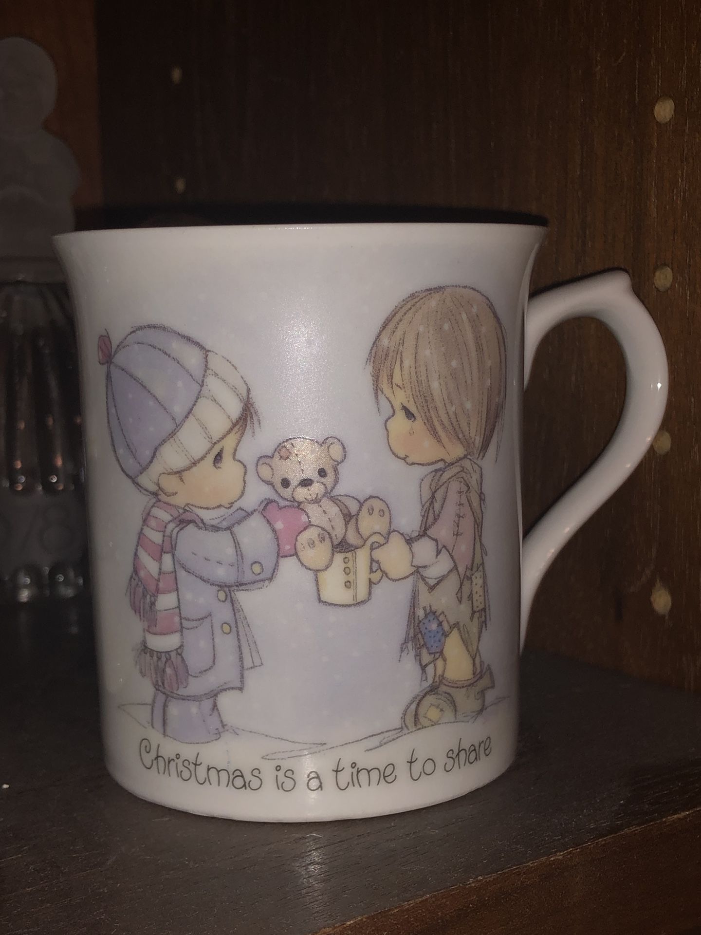 Precious Moments cup mug - vintage 1984 ! 1980’s Precious Moments Collectible !