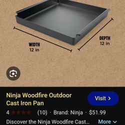 Ninja OO Cast Iron Pan Model Xskoctpn 15