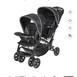 Baby Trend Sit N' Stand Double Stroller in Onyx