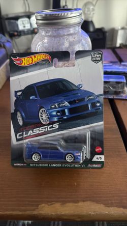 HOT WHEELS MITSUBISHI LANCER EVOLUTION VI MODERN CLASSICS REAL RIDERS NEW!