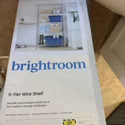 Bright Room 5 Tier Wire Shelf 