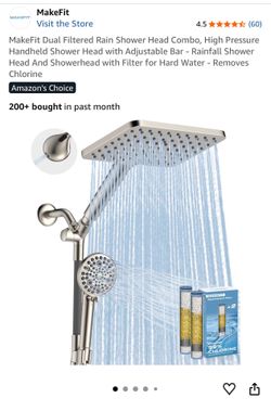 Filtered Shower Head Combo