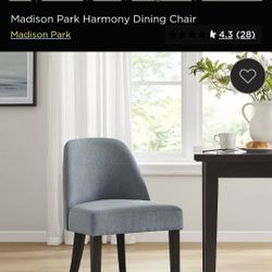 (4) Madison Park Harmony Dining Chairs 