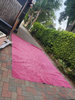 LARGE Pink Carpet 176x140