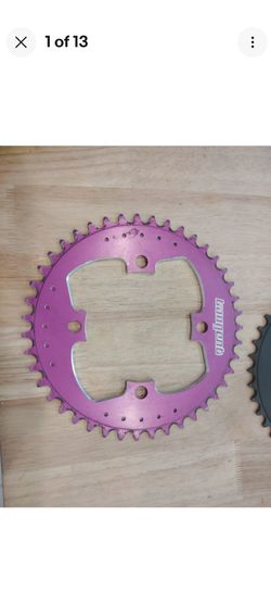 Tangent 43t chainring in purple 20.00
