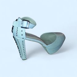Tan Studed Heel