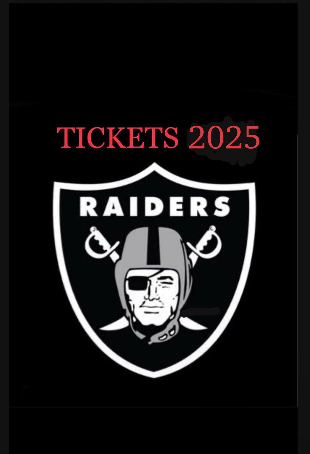 2025 Raiders tickets