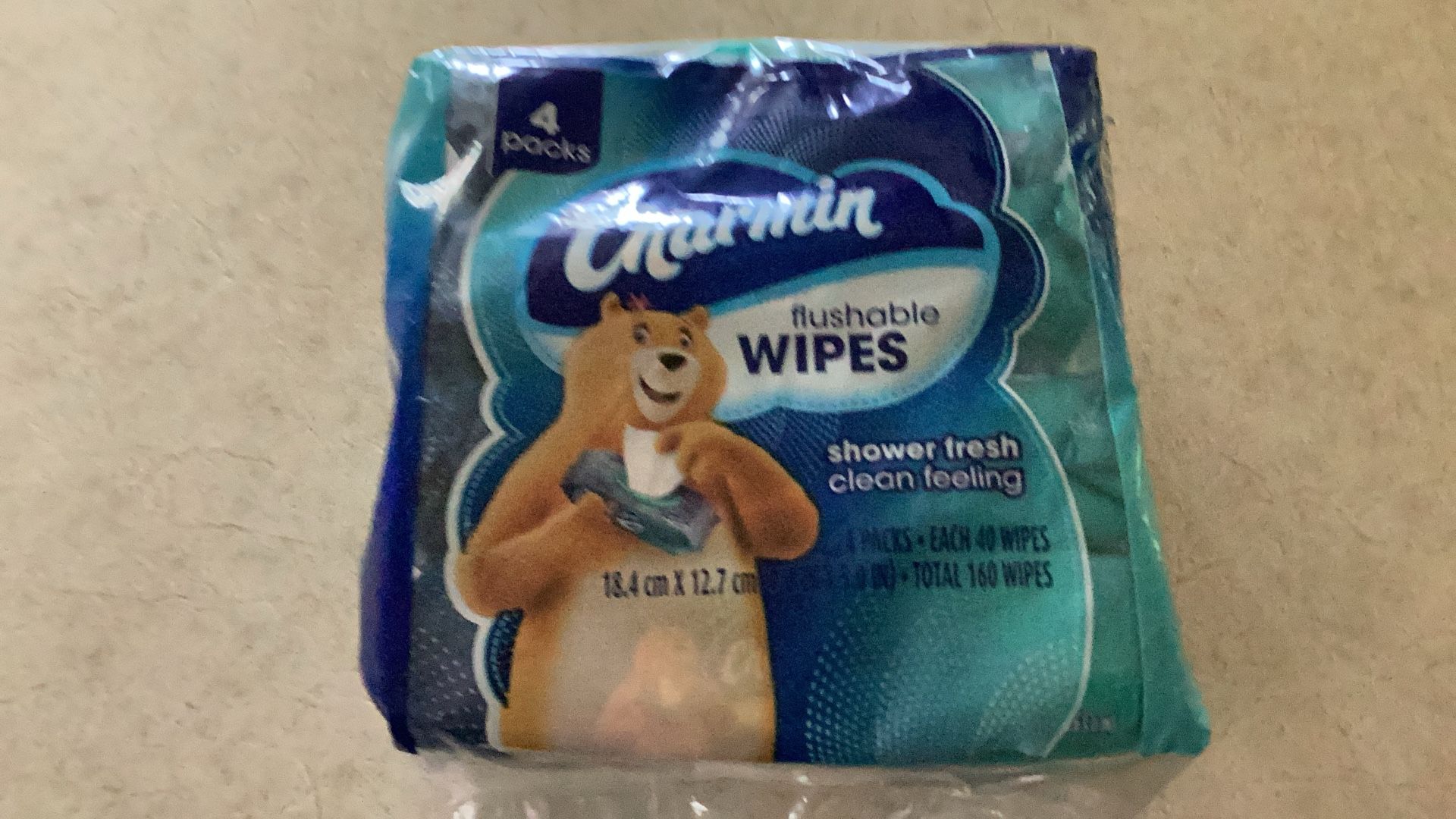 CHARMIN Flushable Wipes 4 Pack 