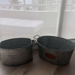 Set Of 2 Storage Bins 