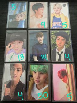 BTS PHOTOCARDS