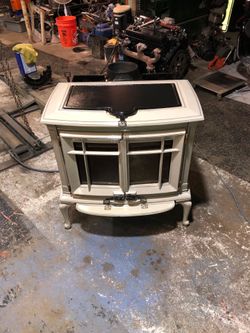 Avalon Arbor wood burning stove with enamel finish