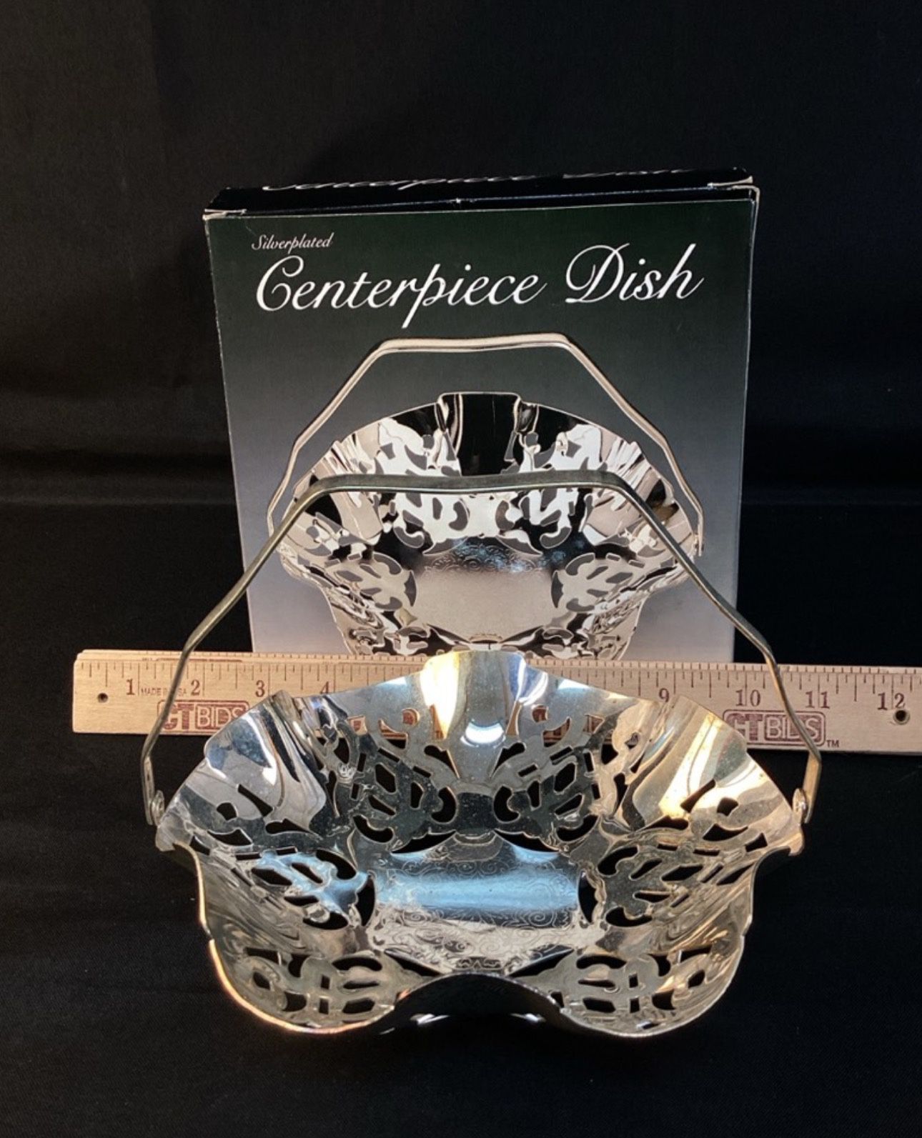 Silverplated Centerpiece Candy Dish Bowl 