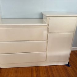Baby dresser with changing table