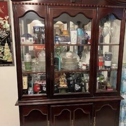 China cabinet dishes not included 
