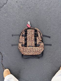 Cheetah print supreme backpack