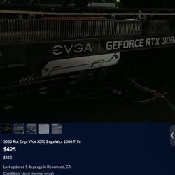 3080 Rtx Evga Wcx3