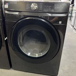 LG Front Load Electric Dryer In Black