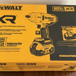 DEWALT 20V MAX Cordless Impact Wrench Kit, 20V MAX, 1/2" Hog Ring With 4-Mode Speed, Includes Battery, Charger and Kit Bag (DCF900P1)