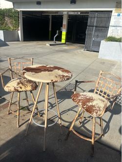 Barstool bistro set