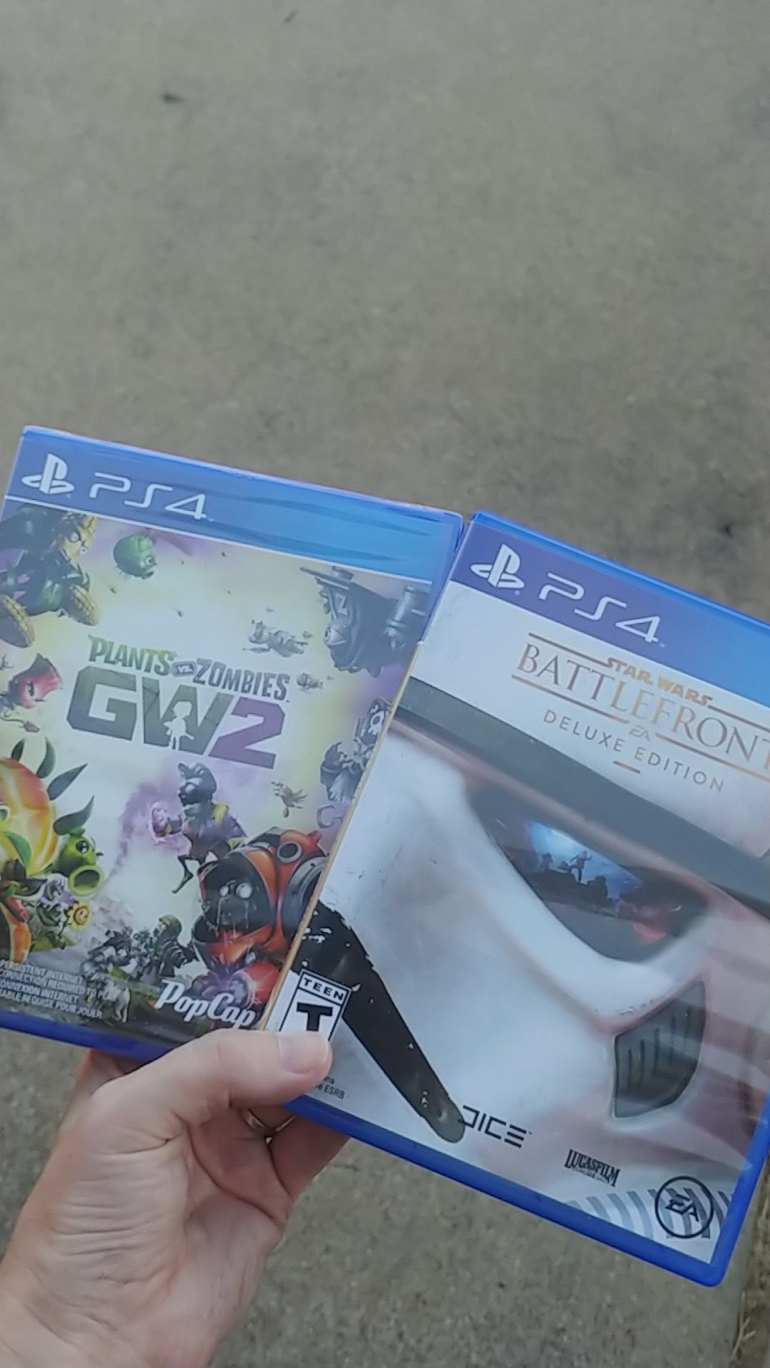 Ps4 games GW2 and Battlefront