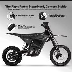 Brand New Electric Dirtbike