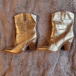 Gold Boots
