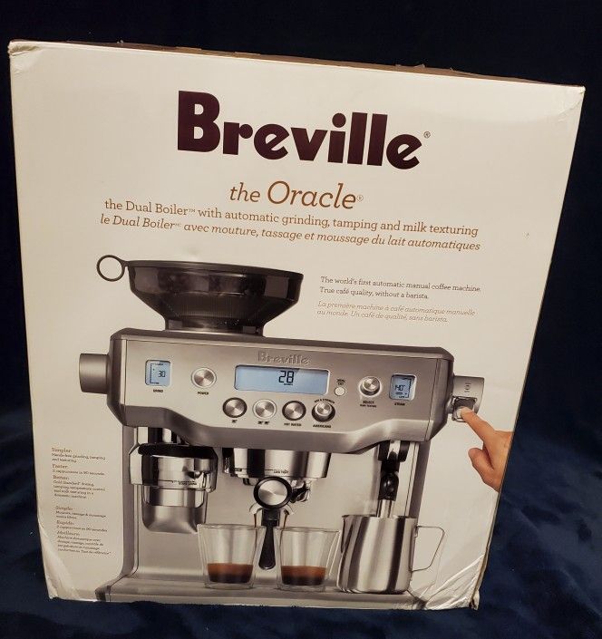 Brand New Breville The Oracle Duel Broiler Expresso Machine