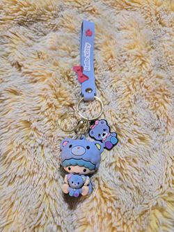 Sanrio Hello Kitty Large Keychain Blue Boy Bear