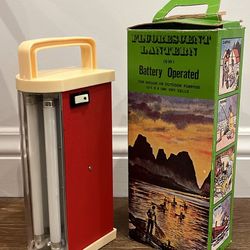 Vintage 70s Fluorescent Lantern