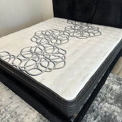 ✅king Size Mattress $320✅all Sizes Available ✅bamboo Dream Cloud Euro Pillow Top 12” Thick ✅new I’m A Plastic Sealed