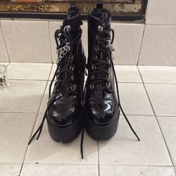 Black High Heel Boots