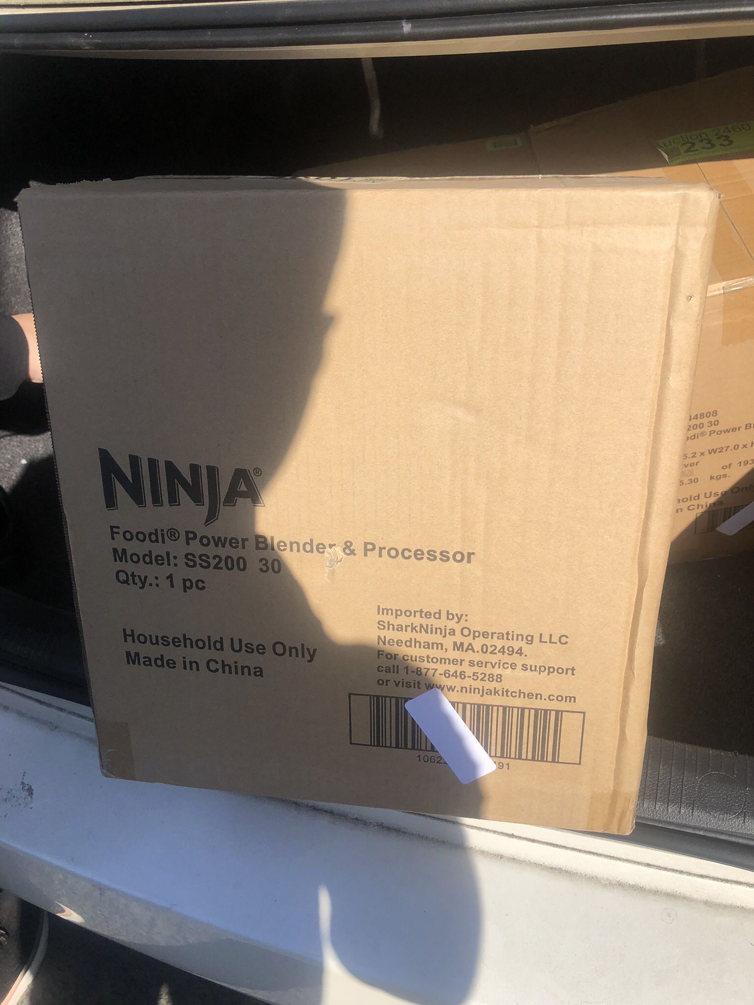 Ninja Foodi SS201 Power Blender & Processor. 3-in-1 Crushing Blender, Dough Mixer, and Food Processor 1400WP