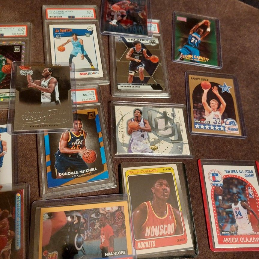 Sports Cards Basket Ball. Graded, Rookies