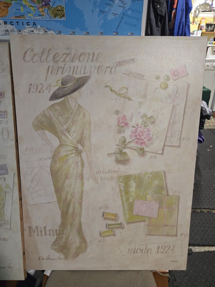 Authentic Fabrice de Villeneuve Signed Print on Paper & Canvas #250 Of 995