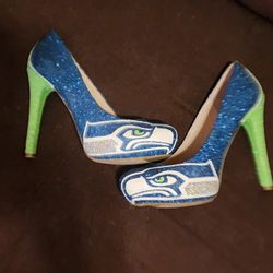 Seahawks high heels