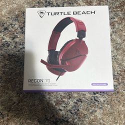 Turtle Beach Red Headset 