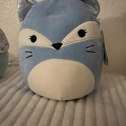 Kendra the light Blue Fox Squishmallow 