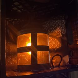 Primitive Antique  Pipe Vice 1800s,nautical Hanging Light Pendant,  Stamping Inspired 1800s Apple Peeler 