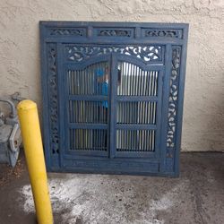 Indonesian Framed Mirror