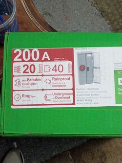 Circuit breaker box brand new