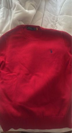 Red Ralph Lauren sweater size medium