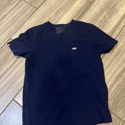 Mens Figs 3 Pocket Scrub Top sz M
