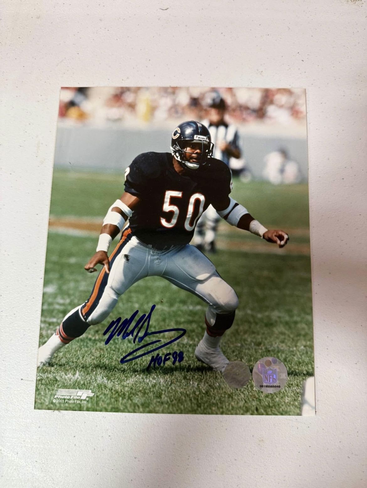 MICHAEL SINGLETARY signed *CHICAGO BEARS* 8X10 photo