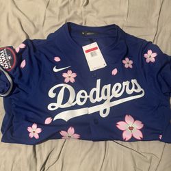 Nike x Takashi Murakami x MLB World Tour Tokyo Series 2025 Dodgers Tokyo Away Jersey