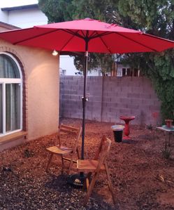 Red 9ft umbrella new
